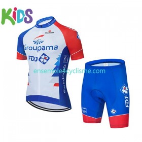 Tenue Maillot + Cuissard 2021 Groupama-FDJ Enfant N001